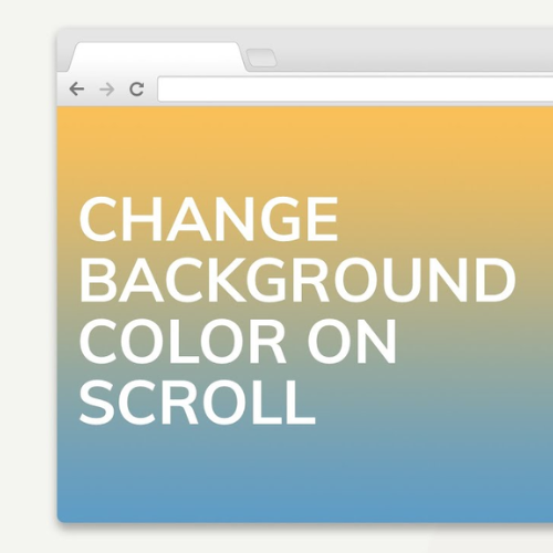 Background Color Change On Page Scroll – Elementor